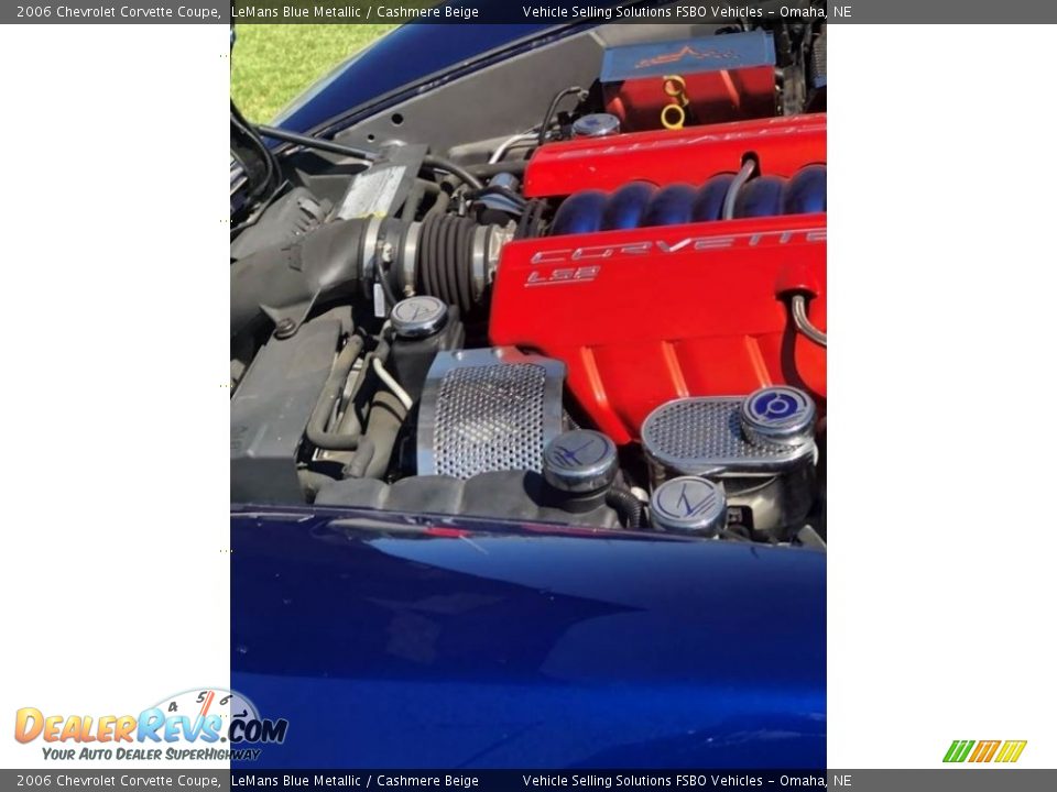 2006 Chevrolet Corvette Coupe LeMans Blue Metallic / Cashmere Beige Photo #6