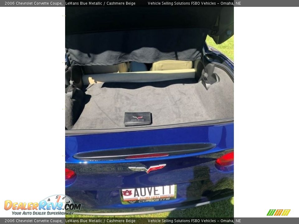 2006 Chevrolet Corvette Coupe LeMans Blue Metallic / Cashmere Beige Photo #7