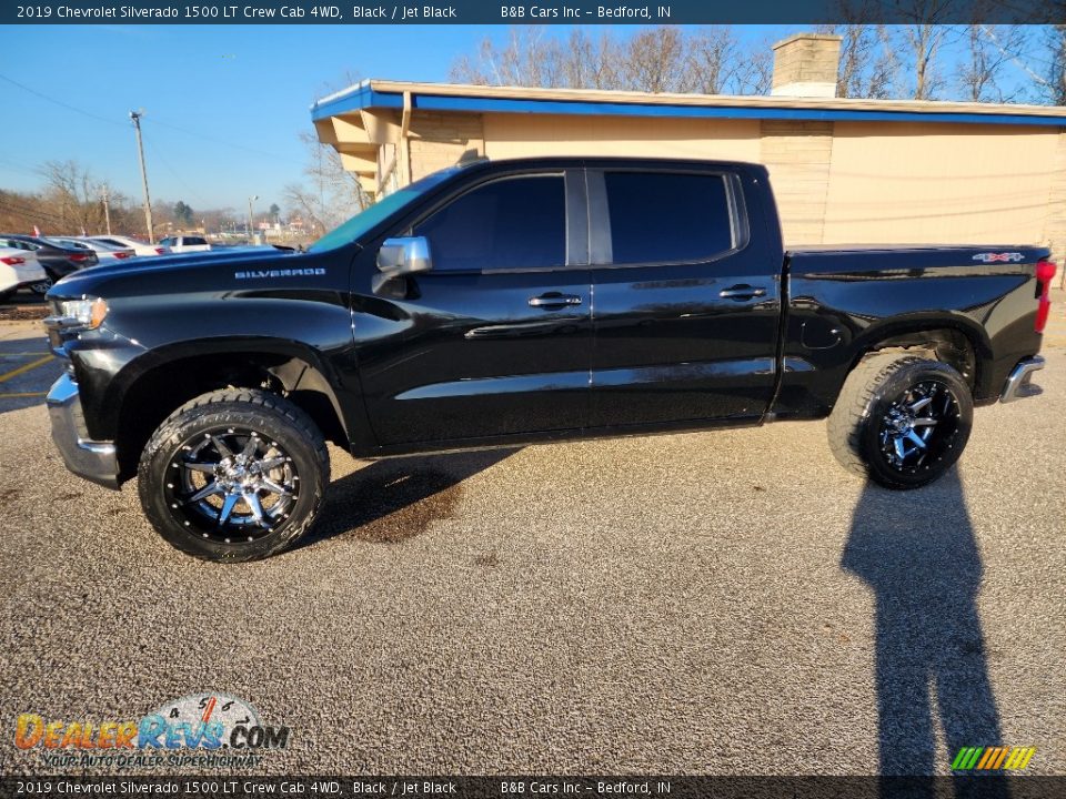 2019 Chevrolet Silverado 1500 LT Crew Cab 4WD Black / Jet Black Photo #1