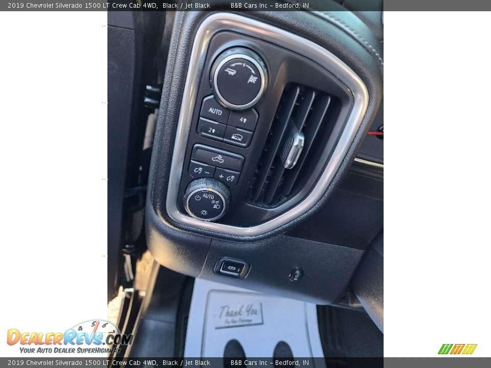2019 Chevrolet Silverado 1500 LT Crew Cab 4WD Black / Jet Black Photo #8
