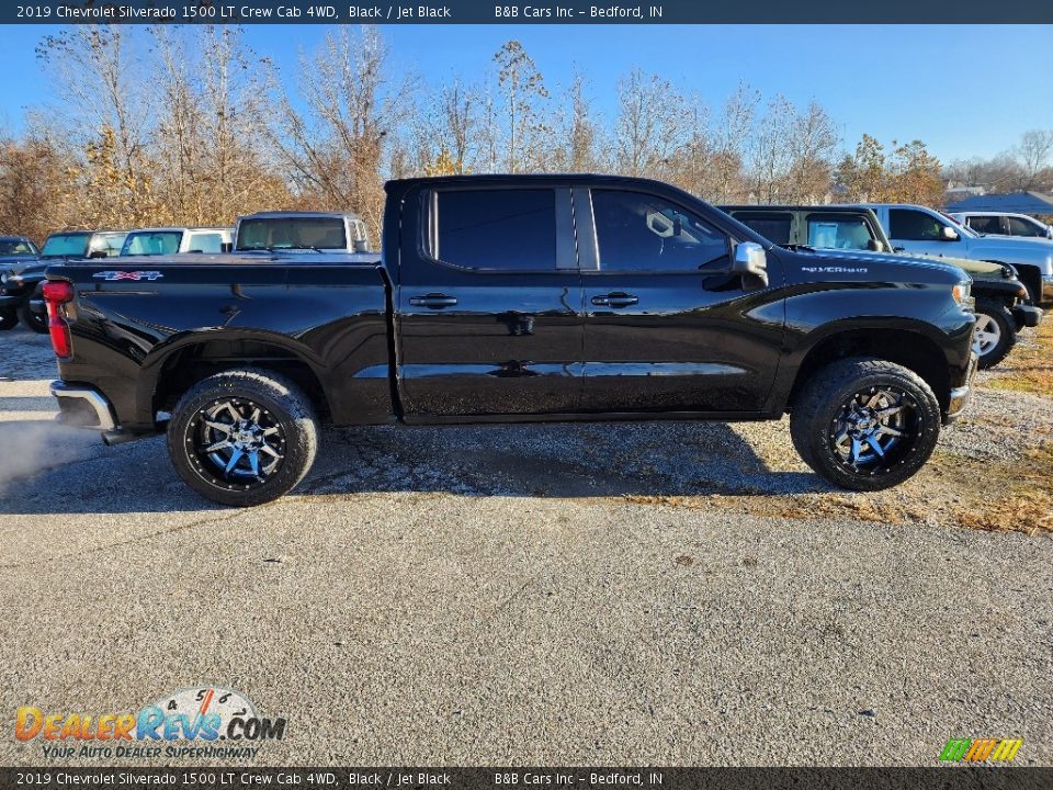 2019 Chevrolet Silverado 1500 LT Crew Cab 4WD Black / Jet Black Photo #11