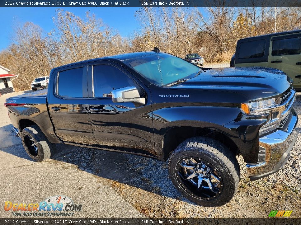 2019 Chevrolet Silverado 1500 LT Crew Cab 4WD Black / Jet Black Photo #12