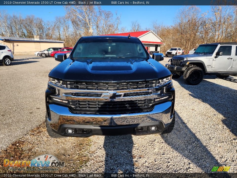 2019 Chevrolet Silverado 1500 LT Crew Cab 4WD Black / Jet Black Photo #13