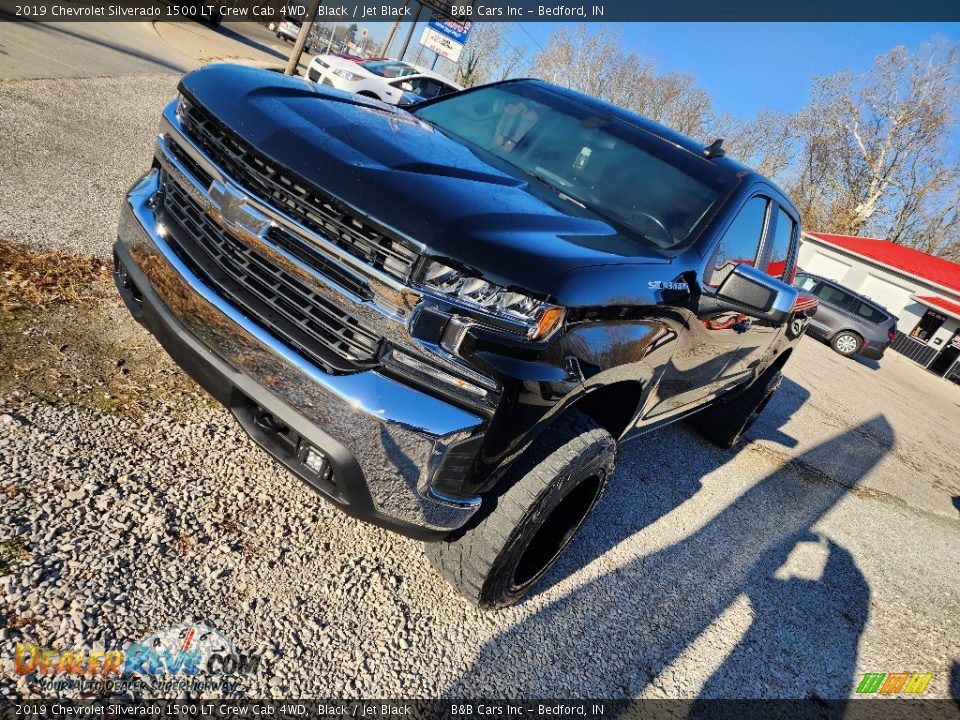 2019 Chevrolet Silverado 1500 LT Crew Cab 4WD Black / Jet Black Photo #14