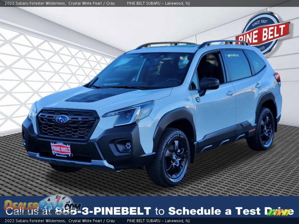 2022 Subaru Forester Wilderness Crystal White Pearl / Gray Photo #1