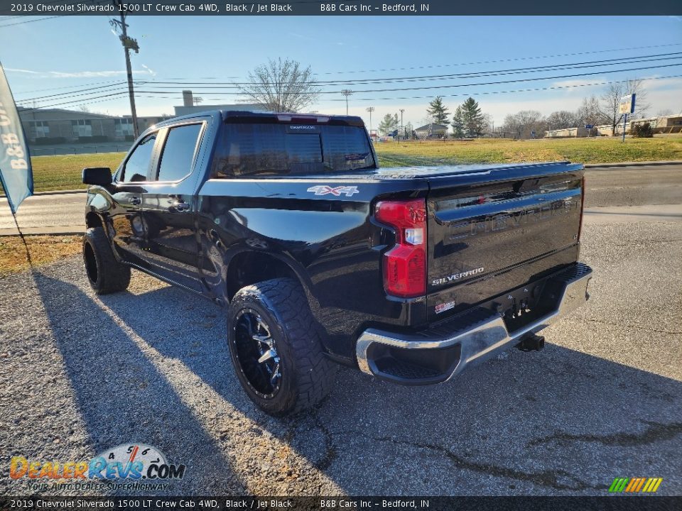 2019 Chevrolet Silverado 1500 LT Crew Cab 4WD Black / Jet Black Photo #16