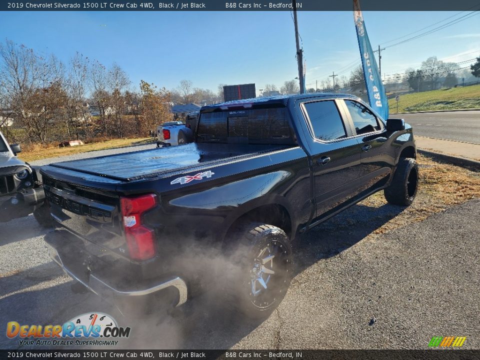 2019 Chevrolet Silverado 1500 LT Crew Cab 4WD Black / Jet Black Photo #17