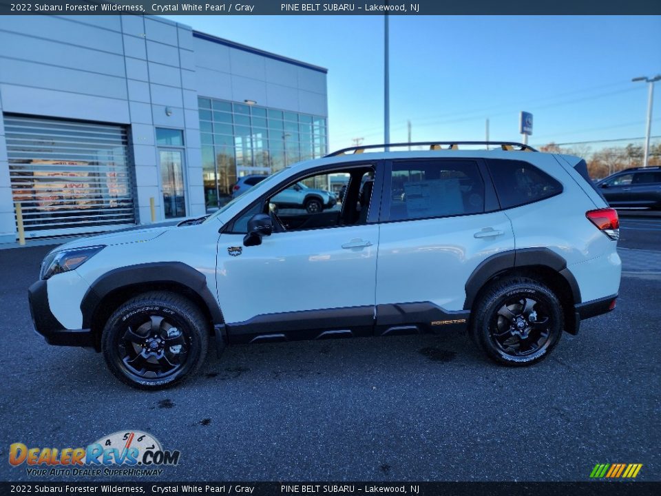 2022 Subaru Forester Wilderness Crystal White Pearl / Gray Photo #3