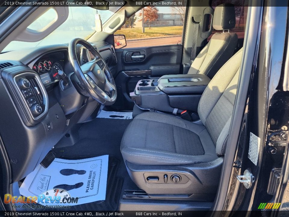 2019 Chevrolet Silverado 1500 LT Crew Cab 4WD Black / Jet Black Photo #18
