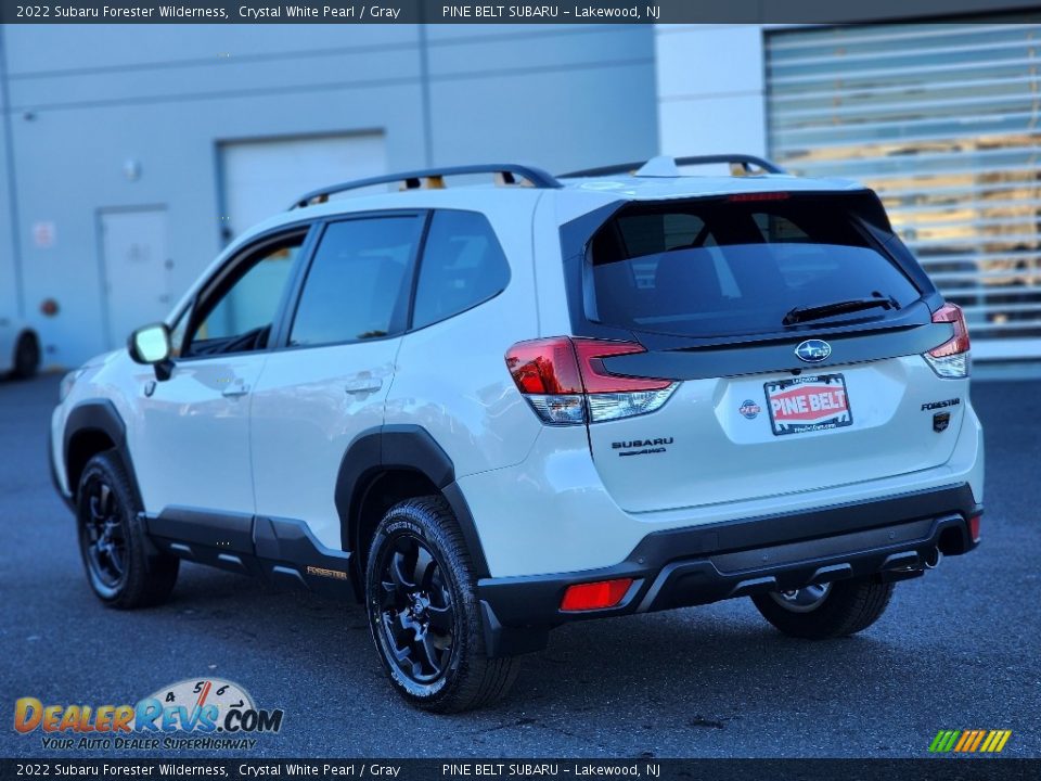 2022 Subaru Forester Wilderness Crystal White Pearl / Gray Photo #4