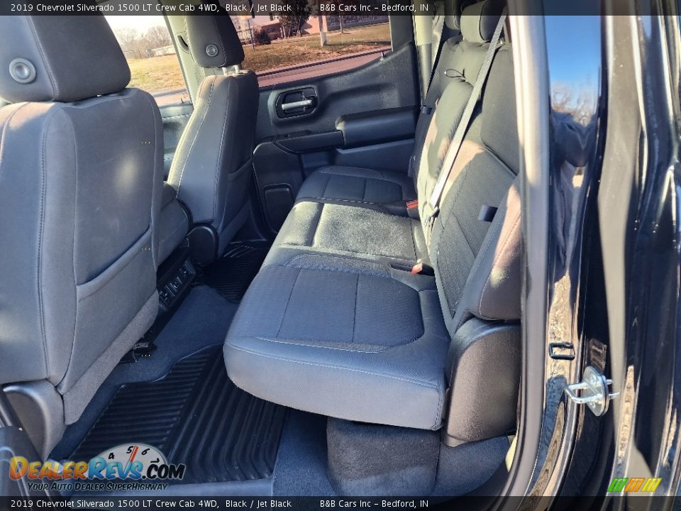 2019 Chevrolet Silverado 1500 LT Crew Cab 4WD Black / Jet Black Photo #25