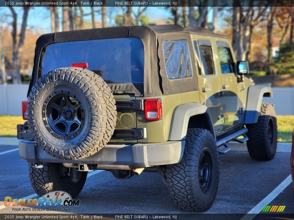 2015 Jeep Wrangler Unlimited Sport 4x4 Tank / Black Photo #6