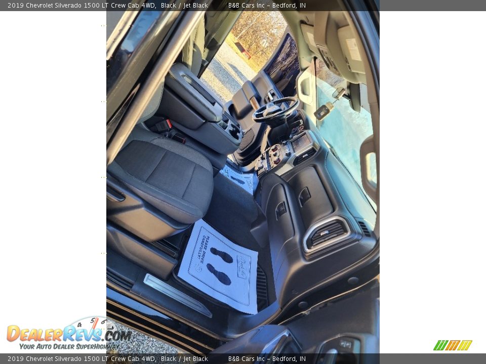 2019 Chevrolet Silverado 1500 LT Crew Cab 4WD Black / Jet Black Photo #30