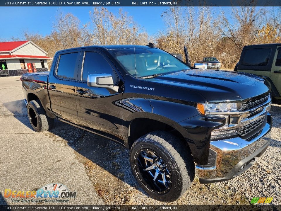 2019 Chevrolet Silverado 1500 LT Crew Cab 4WD Black / Jet Black Photo #31