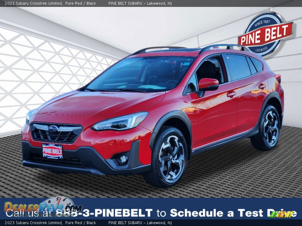 2023 Subaru Crosstrek Limited Pure Red / Black Photo #1