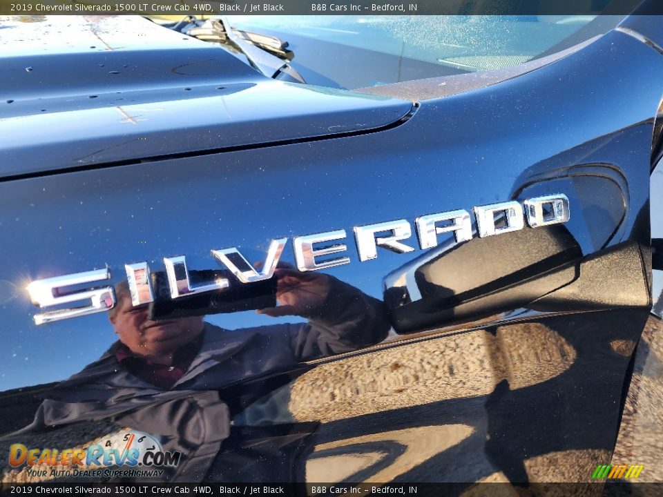 2019 Chevrolet Silverado 1500 LT Crew Cab 4WD Black / Jet Black Photo #34