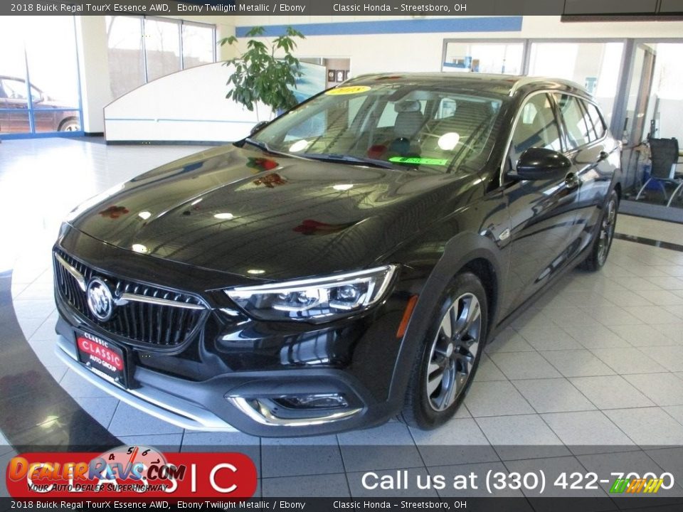 2018 Buick Regal TourX Essence AWD Ebony Twilight Metallic / Ebony Photo #1
