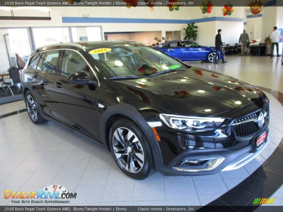 2018 Buick Regal TourX Essence AWD Ebony Twilight Metallic / Ebony Photo #3