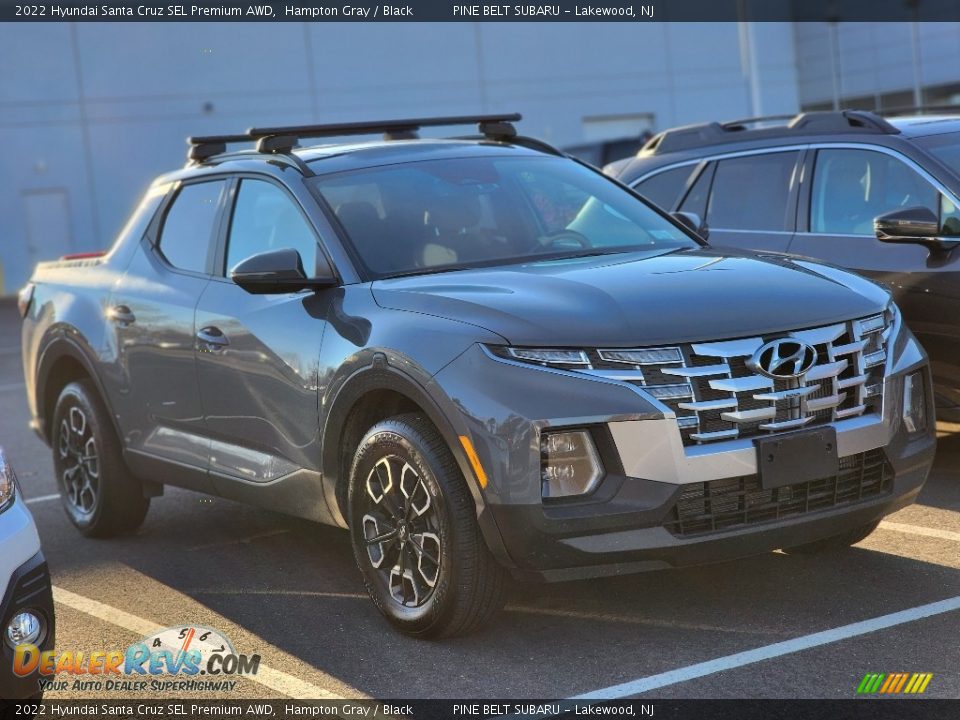 2022 Hyundai Santa Cruz SEL Premium AWD Hampton Gray / Black Photo #2