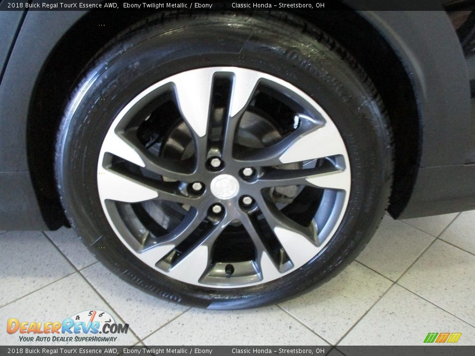 2018 Buick Regal TourX Essence AWD Ebony Twilight Metallic / Ebony Photo #12