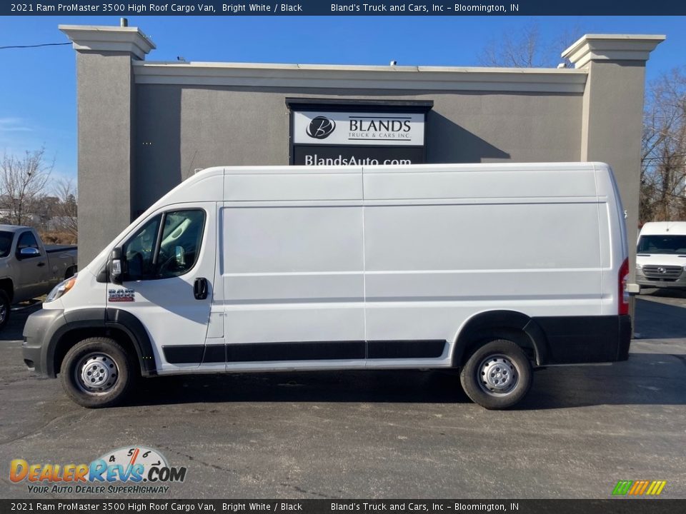 2021 Ram ProMaster 3500 High Roof Cargo Van Bright White / Black Photo #1