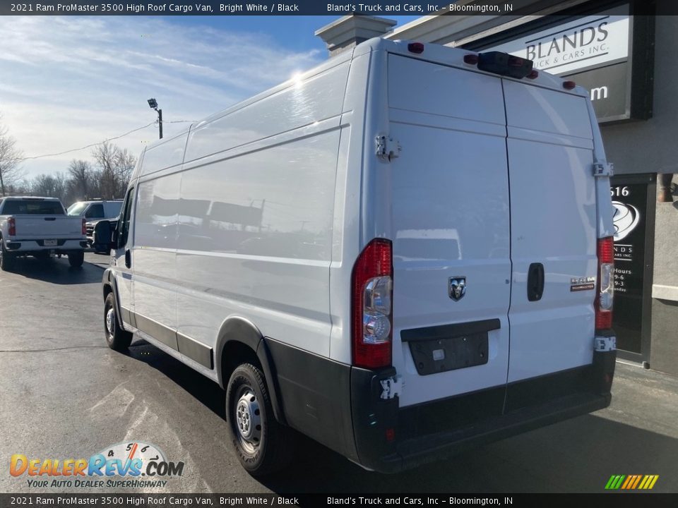 2021 Ram ProMaster 3500 High Roof Cargo Van Bright White / Black Photo #3