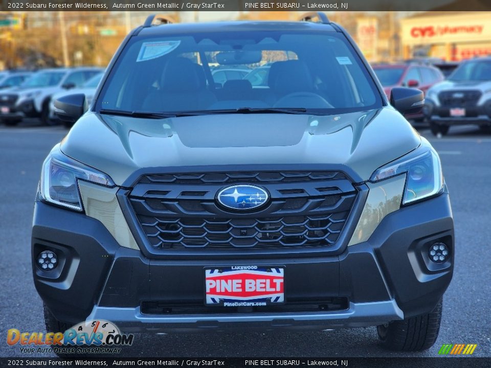 2022 Subaru Forester Wilderness Autumn Green Metallic / Gray StarTex Photo #2
