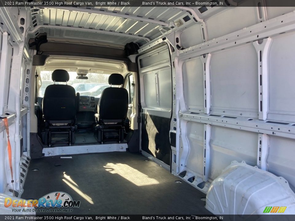 2021 Ram ProMaster 3500 High Roof Cargo Van Bright White / Black Photo #6