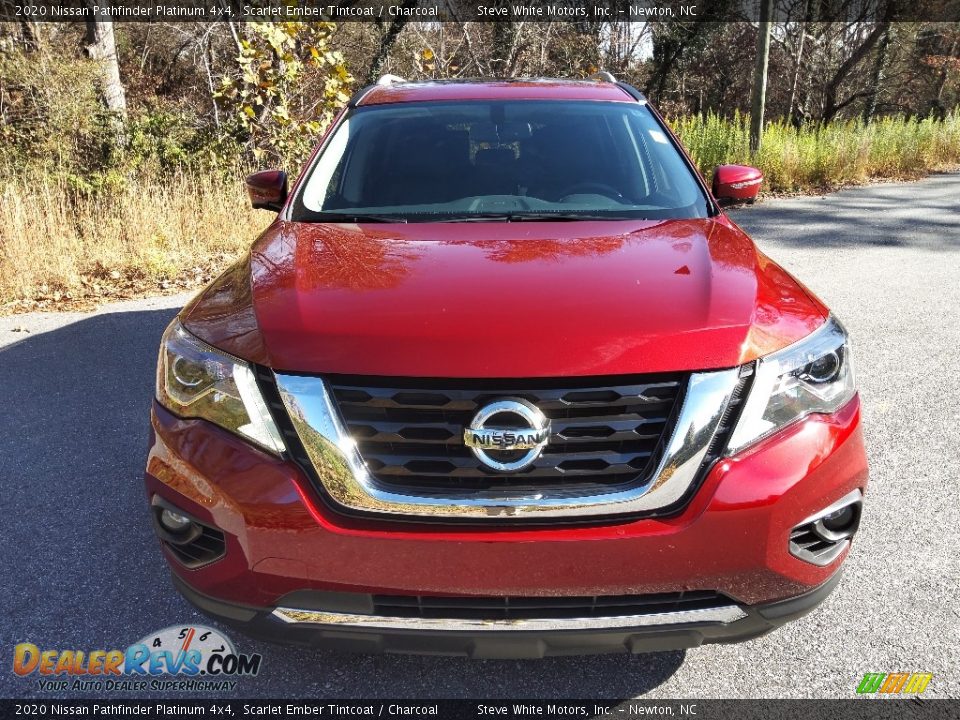 2020 Nissan Pathfinder Platinum 4x4 Scarlet Ember Tintcoat / Charcoal Photo #4