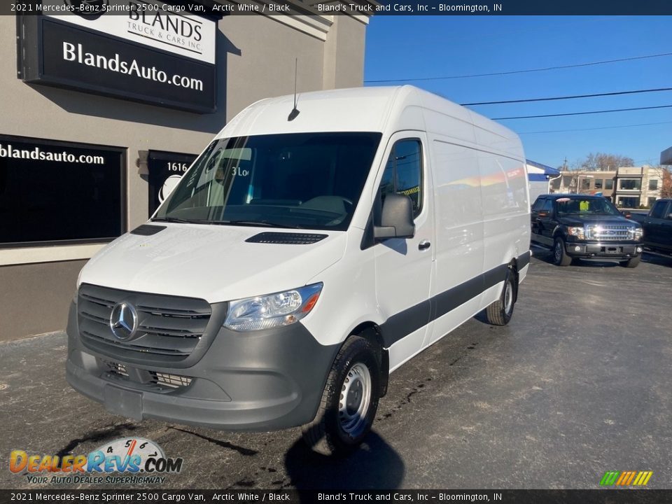 2021 Mercedes-Benz Sprinter 2500 Cargo Van Arctic White / Black Photo #2