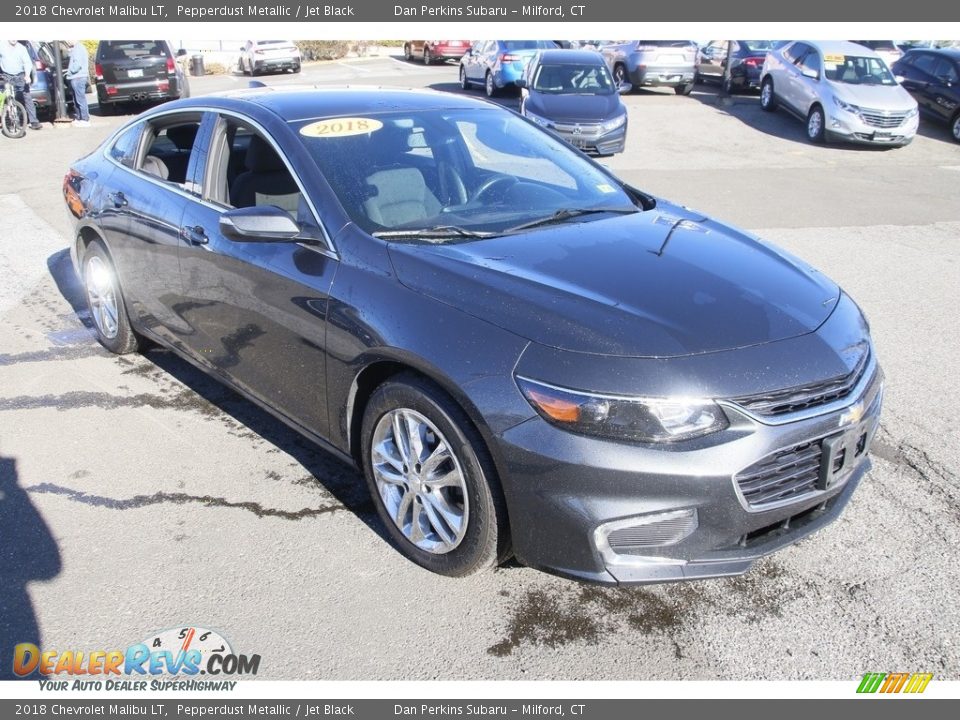 2018 Chevrolet Malibu LT Pepperdust Metallic / Jet Black Photo #3