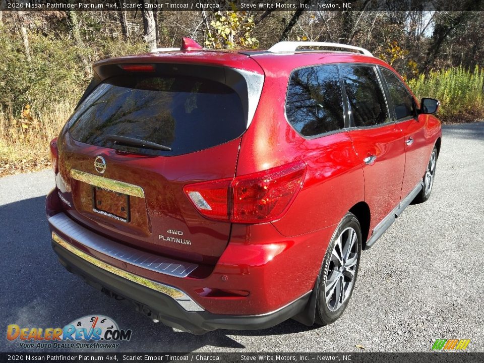 2020 Nissan Pathfinder Platinum 4x4 Scarlet Ember Tintcoat / Charcoal Photo #7