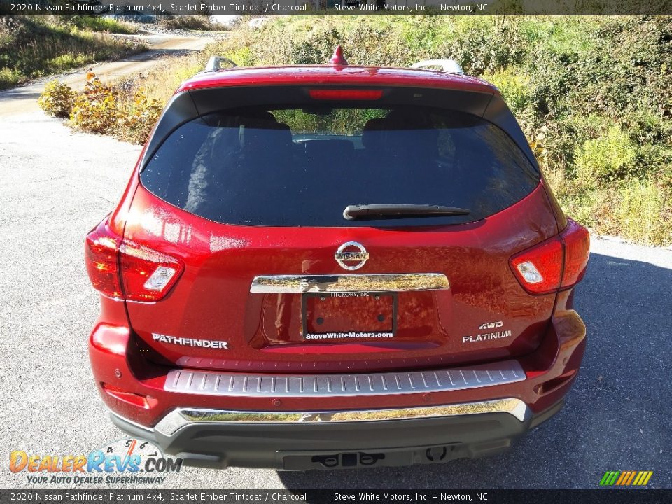 2020 Nissan Pathfinder Platinum 4x4 Scarlet Ember Tintcoat / Charcoal Photo #8