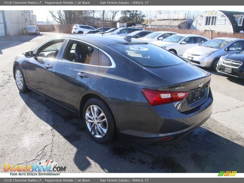 2018 Chevrolet Malibu LT Pepperdust Metallic / Jet Black Photo #7