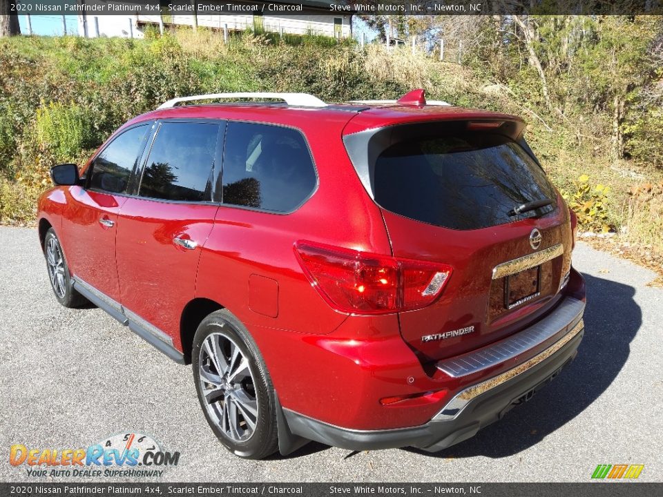 2020 Nissan Pathfinder Platinum 4x4 Scarlet Ember Tintcoat / Charcoal Photo #9