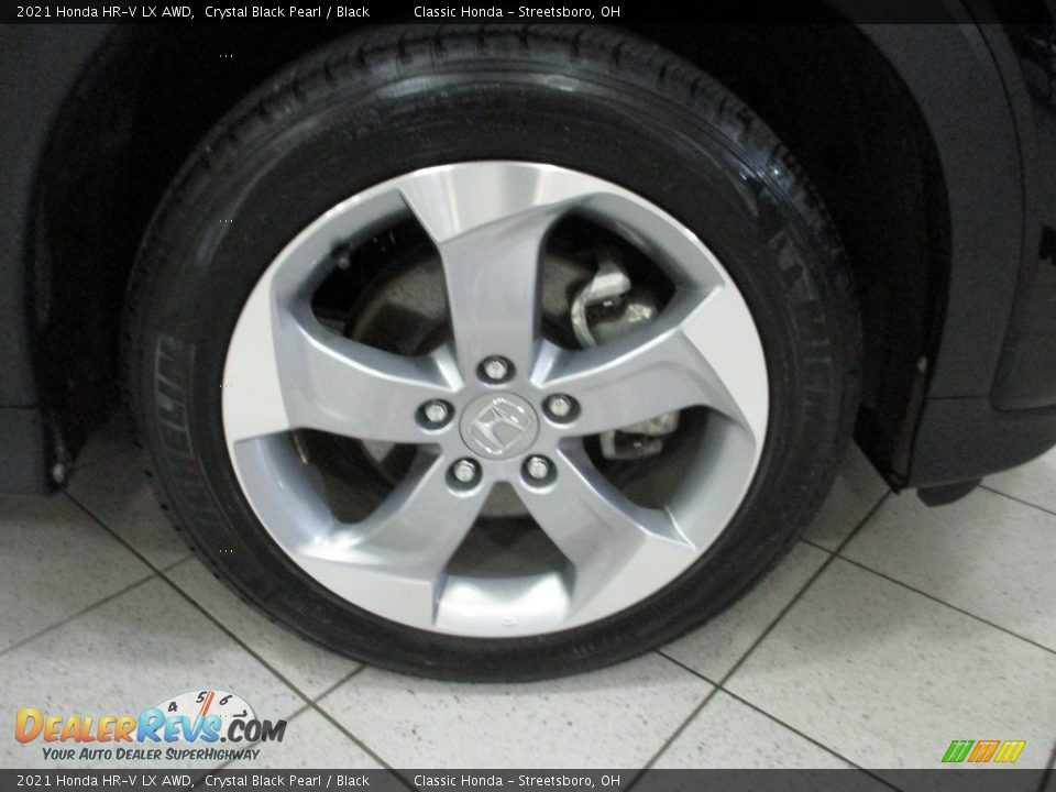 2021 Honda HR-V LX AWD Crystal Black Pearl / Black Photo #5