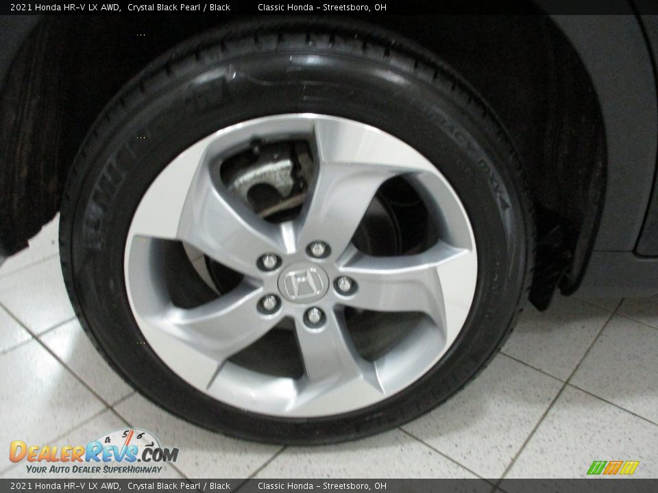 2021 Honda HR-V LX AWD Crystal Black Pearl / Black Photo #6