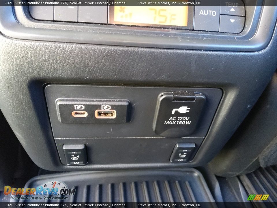 2020 Nissan Pathfinder Platinum 4x4 Scarlet Ember Tintcoat / Charcoal Photo #16