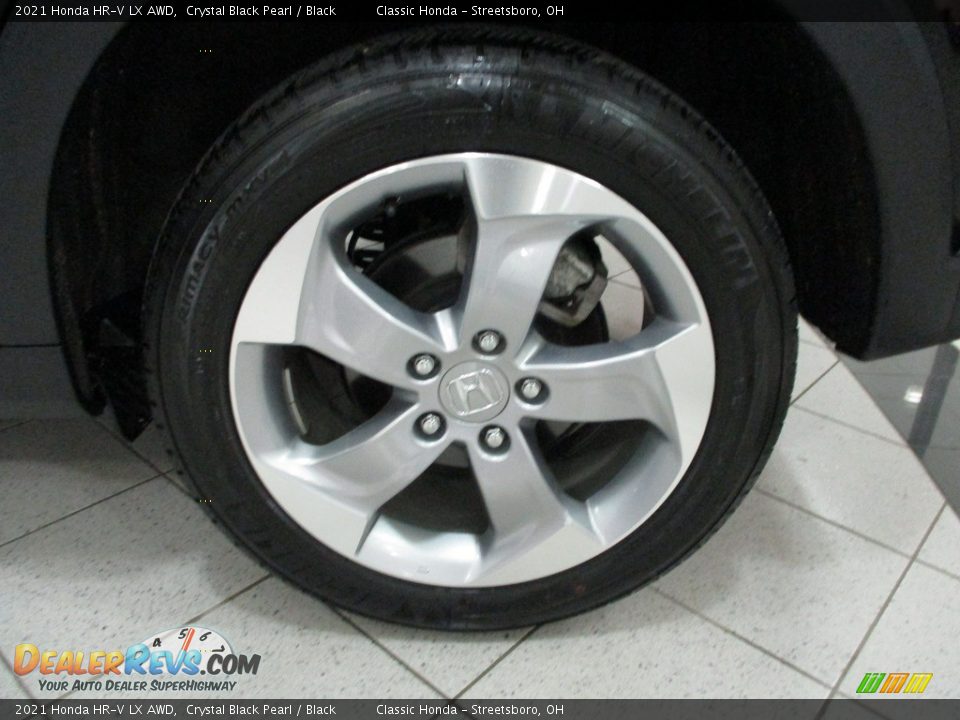 2021 Honda HR-V LX AWD Crystal Black Pearl / Black Photo #11