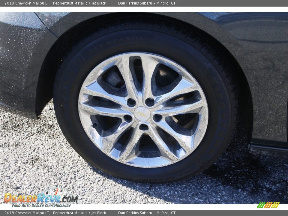 2018 Chevrolet Malibu LT Pepperdust Metallic / Jet Black Photo #21