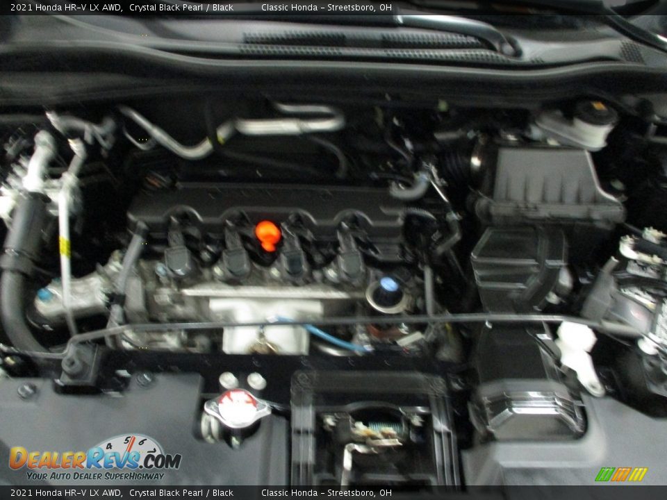 2021 Honda HR-V LX AWD Crystal Black Pearl / Black Photo #13
