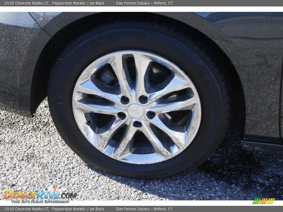 2018 Chevrolet Malibu LT Pepperdust Metallic / Jet Black Photo #22