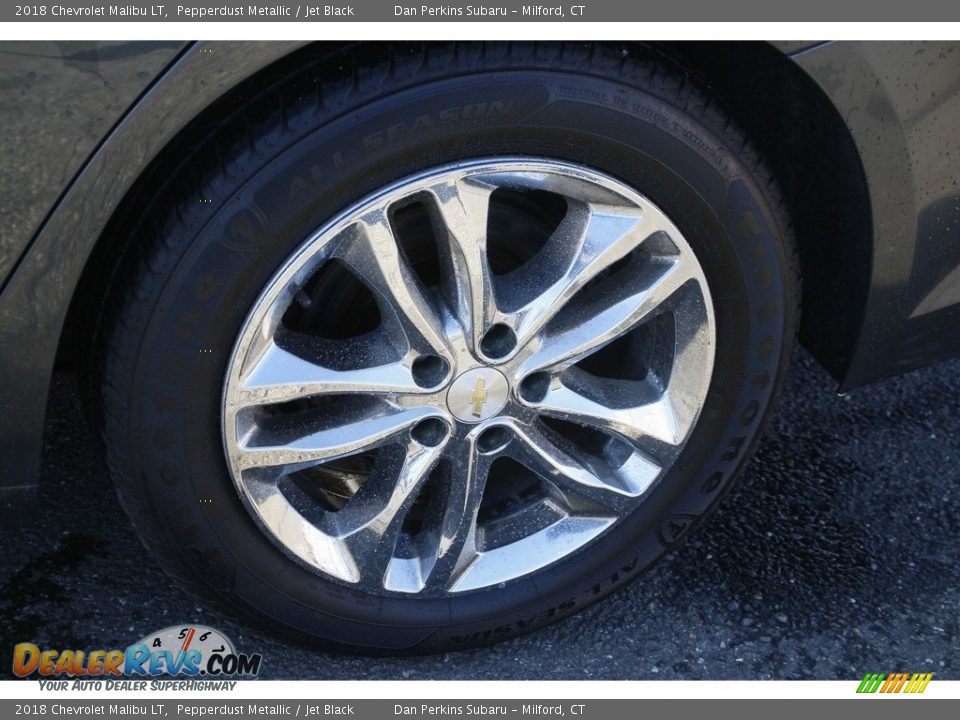 2018 Chevrolet Malibu LT Pepperdust Metallic / Jet Black Photo #23