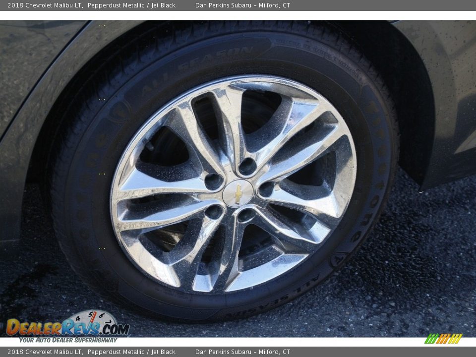 2018 Chevrolet Malibu LT Pepperdust Metallic / Jet Black Photo #24