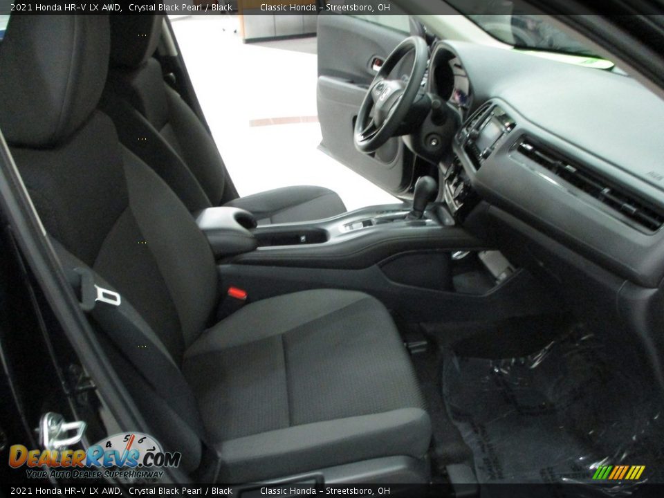 2021 Honda HR-V LX AWD Crystal Black Pearl / Black Photo #16