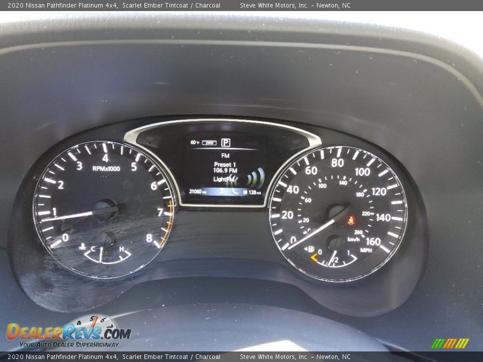 2020 Nissan Pathfinder Platinum 4x4 Gauges Photo #24