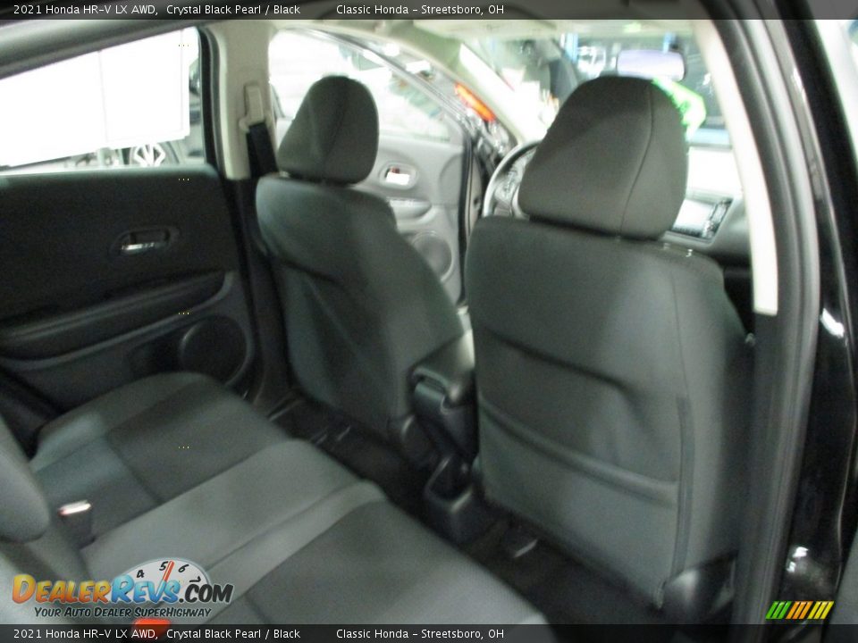2021 Honda HR-V LX AWD Crystal Black Pearl / Black Photo #18