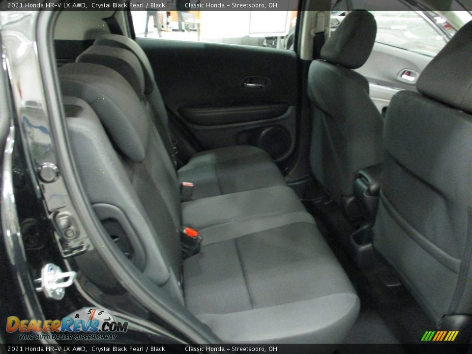 2021 Honda HR-V LX AWD Crystal Black Pearl / Black Photo #19