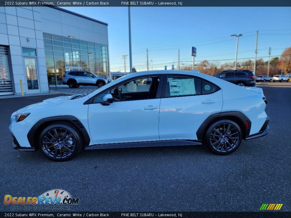 2022 Subaru WRX Premium Ceramic White / Carbon Black Photo #3