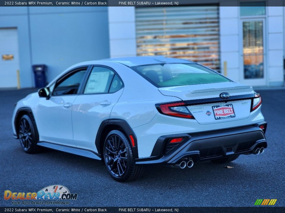 2022 Subaru WRX Premium Ceramic White / Carbon Black Photo #4